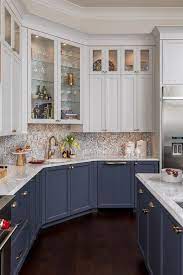 Tishelle did a great job installing the backsplash and jason really impressed me. 25 Stylish And Inspiring Blue And White Kitchens Digsdigs