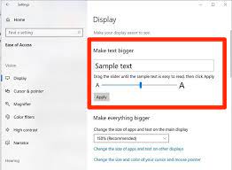 But doing that will also decrease the solution on. How To Change The Font Size On A Windows 10 Computer