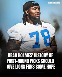 Reason for optimism in Detroit https://sidelionreport.com/brad-holmes -history-of-first-round-picks-should-give-lions-fans -some-hope-01kpdq1y0ksf/partners/47907