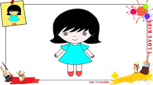 We love doing art and sharing our drawings with poeple. How To Draw A Girl Simple Easy Slowly Step By Step For Kids Youtube