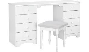 Amazon com modern vanity table set with drawers contemporary. Buy Argos Home Nordic 8 Drw Dressing Table Stool Soft White Dressing Tables Argos
