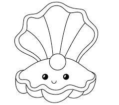 Coloring pages for toddlers, preschool and kindergarten. Seashell Coloring Page Free Printable Coloring Pages For Kids