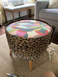 Check out our ottoman slipcover selection for the very best in unique or custom, handmade pieces from our slipcovers shops. Round Ottoman Slipcover How To Less Than Perfect Life Of Bliss