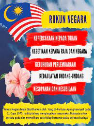 Immediately thereafter, the malaysian g. Rukun Negara