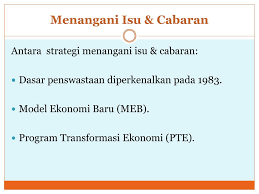 Penggubalan dasar ekonomi melayu baharu yang berteraskan pertumbuhan, menjamin kesaksamaan dan perkongsian kemakmuran, bertujuan memperbaiki keadaan bagi memastikan masyarakat melayu dan bumiputera lebih maju dan bersedia mendepani cabaran ekonomi semasa. Ppt Bab 3 Limpahan Kemakmuran Merentasi Etni K Powerpoint Presentation Id 3259868