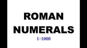 Roman Numerals Chart 101 200 2019