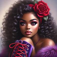 Prompt Krystal Mayfield I love this prompt 🤍🖤 *I changed the TEXT from  "BOSS" to "WIFEY". Prompt: create an airbrush oil painting of an image of a  plus sized caramel skinned black