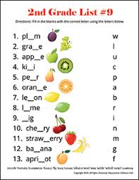 Each section has some free worksheets too. 2nd Grade Spelling Words Lists Games Worksheets And Activities
