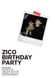 Lol no kpop idol born on my birthday… Zico Happily Celebrates His Birthday Through A Sweet Movie Date With Fans
