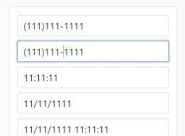 Mask Format User Input In Text Fields Jquery Samask Jquery Text Mask