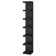 You can also choose to hang it vertically or horizontally depending on shallow shelves help you to use the walls in your home efficiently. Lack Black Brown Wall Shelf Unit 30x190 Cm Ikea