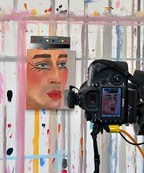 كلوز أب شون" 2024 زيت على الكتان 25.5 × 30.5 سم. يظهر في galeriebessieres  🤍🖤