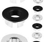 16 Piezas Tapa rebosadero Lavabo Accesorios para casa Tapón de desagüe de  Fregadero Desbordamiento Decorar Anillo Decorativo Cubierta de Agujero ...