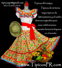 Trajes Tipicos De Latino America Y El Caribe Tipicospr Puerto Rico Clothing Puerto Rico Hispanic Clothing
