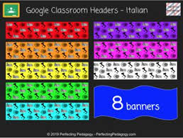 10 fun learning games to share in google classroom. Google Classroom Headers Italian Google Classroom World Language Classroom Classroom
