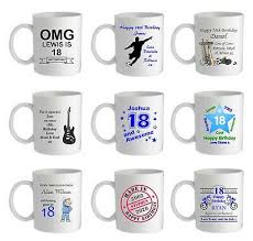 Gifts for an eighteenth birthday. 18th Birthday Gift Idea For Boys Personalised Son Teenager Present Age 18 Mug Ebay