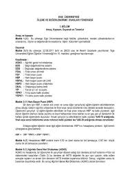 Ile yine tercihlerde adaylara yardımcı olacak ege üniversitesi başarı sıralaması 2018 verileri sayfamızda. Ege Universitesi Bolumler 2 Yillik
