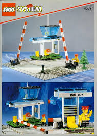 4532 Manual Level Crossing Lego Trains Lego Cool Lego