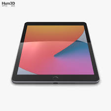 3d Model Of Apple Ipad 10 2 2020 Cellular Space Gray Apple Ipad Cellular 3d Model