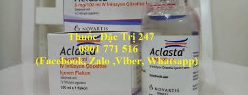 Aclasta is given as an infusion lasting at least 15 minutes. Thuá»'c Aclasta 5mg 100ml Acid Zoledronic