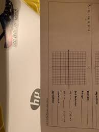 All things algebra 2013 answers. Solved Asymptote 7 F X Log1 X 1 1 Domain 4 Range Chegg Com