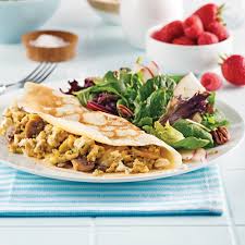 Crepe Farcie A L Omelette Et Fromage Suisse Les Recettes De Caty