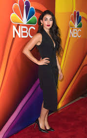 She has a small tattoo on her right shoulder. Natacha Karam 2017 Nbc Summer Tca Press Tour 05 Gotceleb