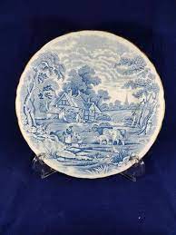 Liberty fabric is synonymous with classic florals, charming colour palettes and delicately detailed prints. Vintage Hudson Middleton Sutherland Bone China Rural Scene Etsy London Pottery Rural Scenes Bone China