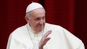 Pope francis waves to the crowd from the window of his studio overlooking st.peter's square, at the vatican. Coronavirus Pope Francis Says Gossiping Is A Worse Plague Than Covid 19 World News Sky News