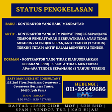 Hr skill training & consultancy sdn bhd pusat latihan bertauliah kontraktor (plbk) cidb www.hr.com.my. Daftar Lesen Kontraktor Cidb Mof ðŠðžð§ðšð©ðš ð²ðš ð¬ð­ðšð­ð®ð¬ ðð¢ ð¬ð¢ð£ð¢ð¥ ðððŠ ð¬ðšð²ðš ð›ðžð«ð­ð®ð¥ð¢ð¬ ðƒðŽð'ðŒð€ð ð€ð©ðš ð¦ðšð¤ð¬ð®ðð§ð²ðš