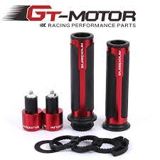 Gt Motor The Hot Anodizing 7 8 Motorcycle Handle Caps Handlebar Grips Cnc 22mm Street Racing Moto Racing Motorcycle Handlebar Handlebar Grip Handlebar
