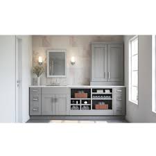 White kitchen cabinets give a clean, sleek look, while grey kitchen cabinets offer a more dramatic feel. Hampton Bay Shaker Assembled 30x34 5x24 In Base Kitchen Cabinet With Ball Bearing Drawer Glides In Kitchen Cabinet Design Kitchen Design New Kitchen Cabinets
