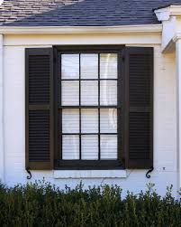 Exterior Wood Louvered Shutter Window Shutters Exterior Shutters Exterior Cedar Shutters