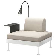 Delaktig Armchair With Side Table And Lamp Gunnared Beige Ikea Ikea Furniture Armchair