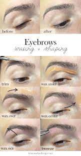 Eyebrow Waxing Shaping Do It Yourself At Home Eyebrow Tutorial Waxing Gigi Wax Kit Diy Brows Eyebrow Grooming Wax Eyebrows At Home Waxed Eyebrows