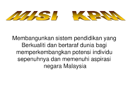 Anda dapat menyesuaikan visi dan misi anda sesuai dengan kebutuhan riil dan tipologi desa anda (daerah wisata, pertanian, rawan bencana, pertambangan, wirausaha, atau apa). Kementerian Pelajaran Ppt Download