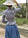 An 1885 summer ensemble inspired by a hair trend and a movie ...