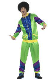 How could you not, considering the '80s were filled with brightly. 80s Tracksuit Men S Costume