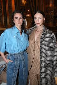 Balfe portrayed mollie miles, wife to christian bale's ken miles, in 2019's ford v. Caitriona Balfe Attends The Stella Mccartney Show F W 2020 During Paris Fashion Week In Paris France 020320 6