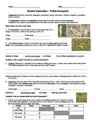 Answer key and worksheet for identifying rocks. Prairie Ecosystems Gizmo Www Explorelearning Com October 2 2017 Ecosystems Teaching Ecology Food Chain