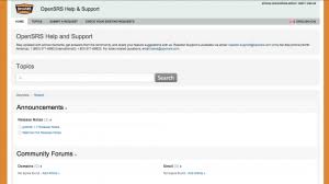 Opensrs Help Support Opensrs