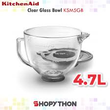 Check spelling or type a new query. Kitchenaid 4 7l Clear Glass Bowl Ksm5gb With Pouring Spout Lid Handle 5 Quart Tilt Head Stand Mixer Artisan Ksm150 175 Shopee Malaysia