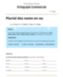 Check spelling or type a new query. Le Pluriel Des Noms Worksheets Teaching Resources Tpt