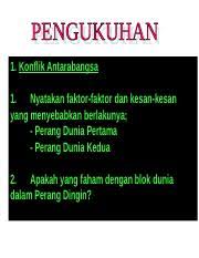 Perjanjian versailes yang dilakukan antara sekutu dan juga j. 4 Pengukuhan Bab 9 2 Ppt 1 Konflik Antarabangsa 1 Nyatakan Faktor Faktor Dan Kesan Kesan Yang Menyebabkan Berlakunya Perang Dunia Pertama Perang Course Hero