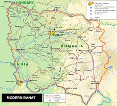 Harta romania mare 1919 regalitate / lipita pe mijloc. Banat Wikipedia
