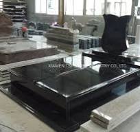 Monumentos funerarios de granito negro estilo europeo lápida ...