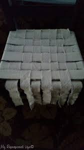 If you've had any trouble viewing the blog this week. Easy Weave Chair Seat My Repurposed Life Rescue Re Imagine Repeat