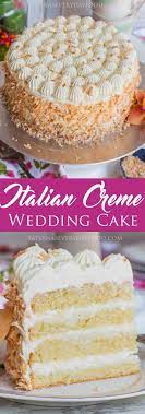 Coconut Italian Wedding Cake Video Tatyanas Everyday Food Recipe Italian Cream Cake Recipe Cake Recipes Desserts