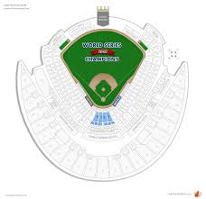 Kauffman Stadium Loge Level Baseball Seating