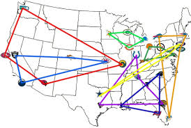 24 Maps That Explain The Nfl Nfl Divisions Nfl Sports